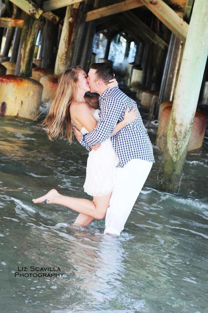 Couple Under The Pier