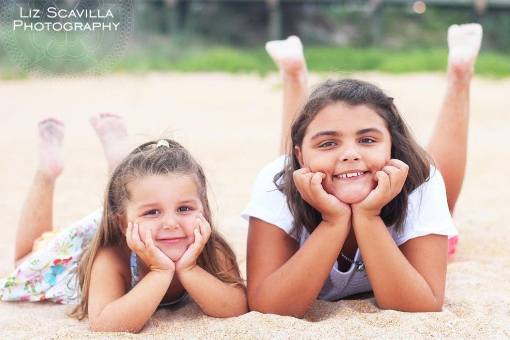 Sister in the sand