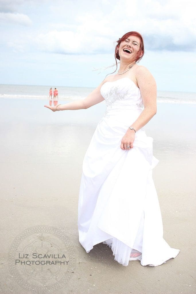 Bride with Tiny Bridesmaids