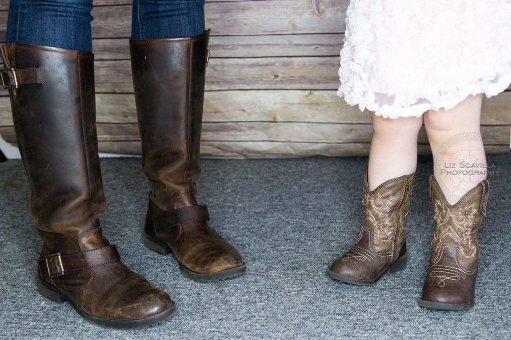 Mommy Daughter Cowboy Boots