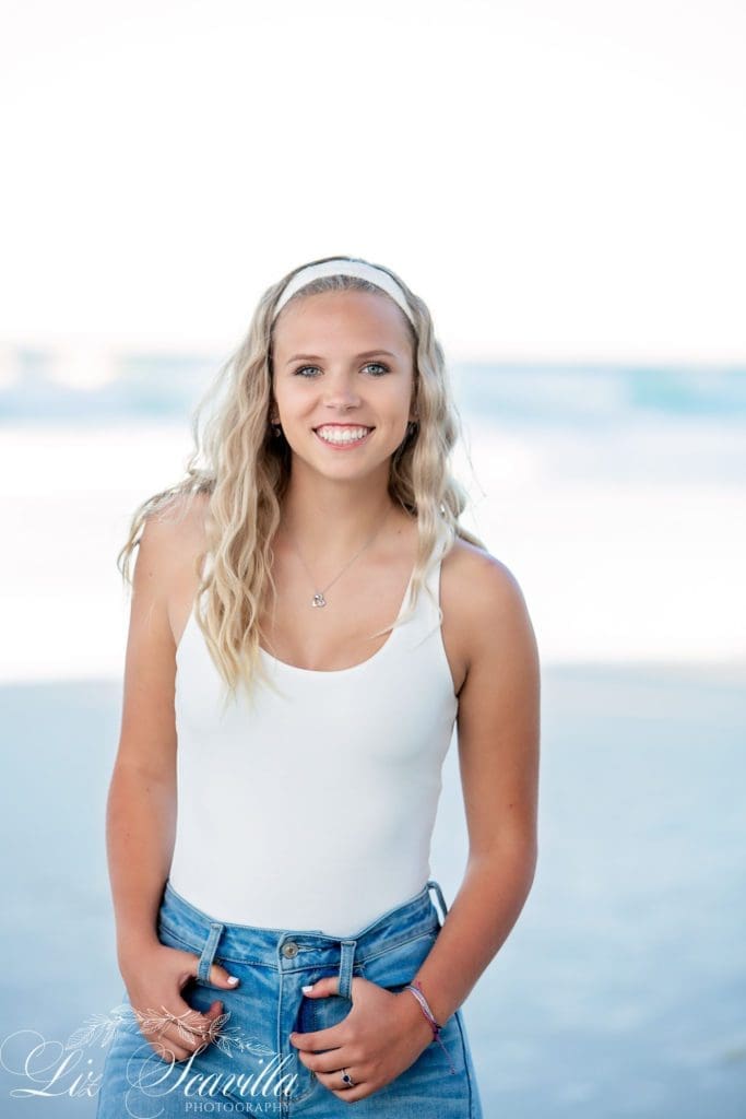 Beach Senior Photos - Daytona Beach - Liz Scavilla Photography