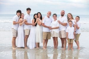 Ormond Beach family photographer sunset session
